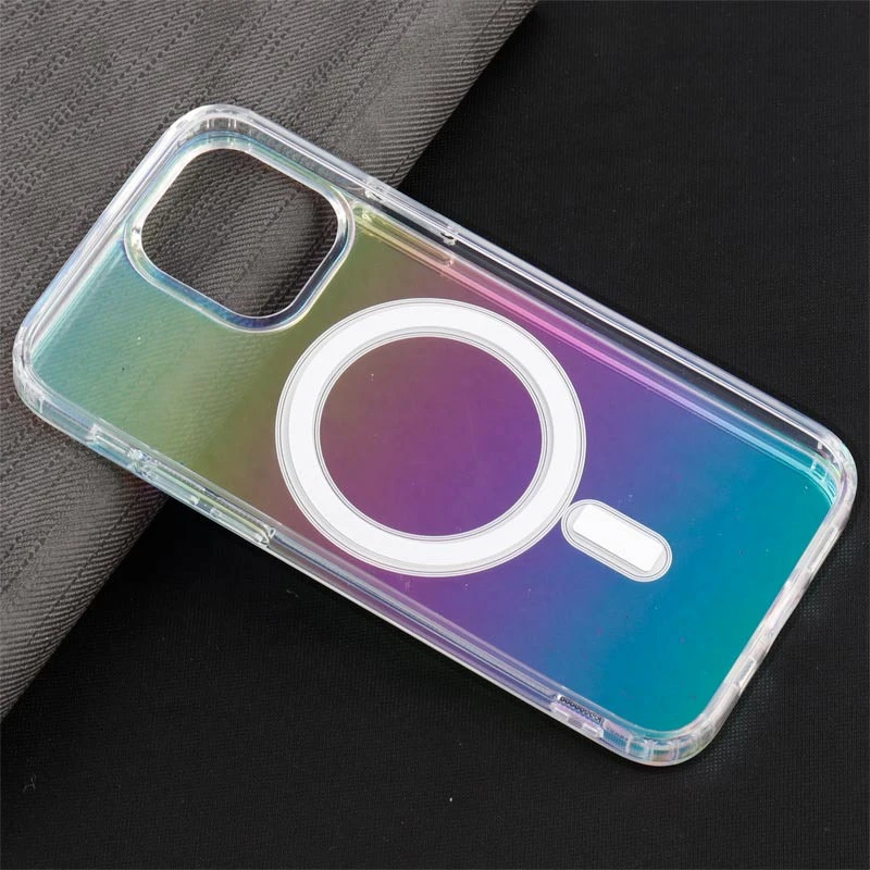 قاب PC شفاف هولوگرامی Keliluo مگ سیف iPhone 12 / 12 Pro