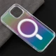 قاب PC شفاف هولوگرامی Keliluo مگ سیف iPhone 13
