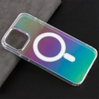 قاب PC شفاف هولوگرامی Keliluo مگ سیف iPhone 13 Pro Max
