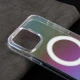 قاب PC شفاف هولوگرامی Keliluo مگ سیف iPhone 13 Pro Max