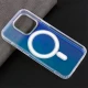 قاب PC شفاف هولوگرامی Keliluo مگ سیف iPhone 13 Pro
