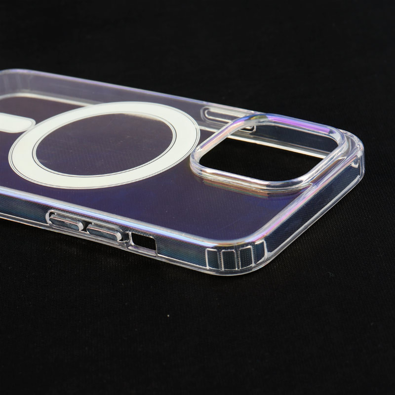 قاب PC شفاف هولوگرامی Keliluo مگ سیف iPhone 13 Pro