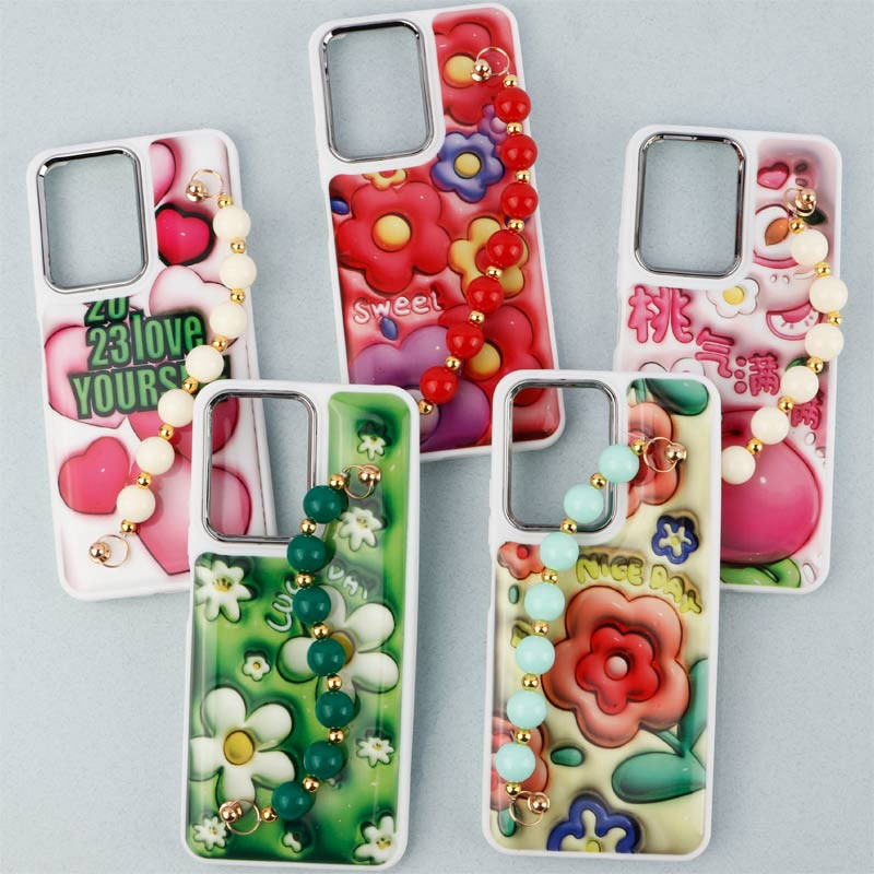 قاب 3D طرحدار + آویز دستی Xiaomi Redmi Note 12 4G