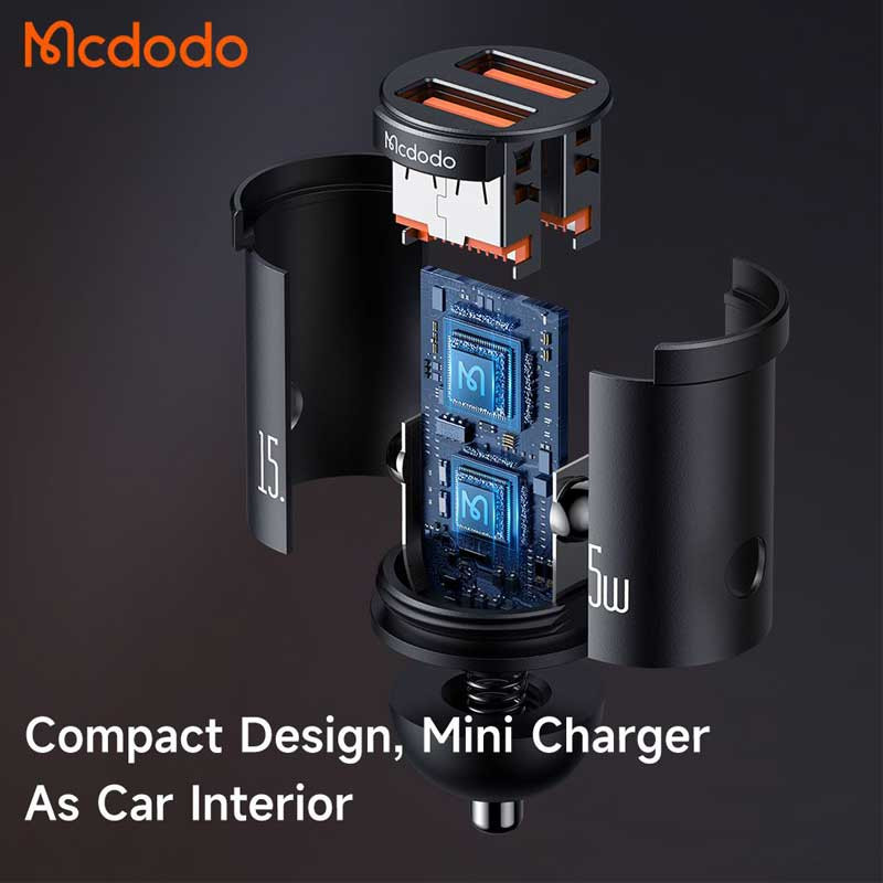 شارژر فندکی فست شارژ Mcdodo CC-295 3.1A 15.5W