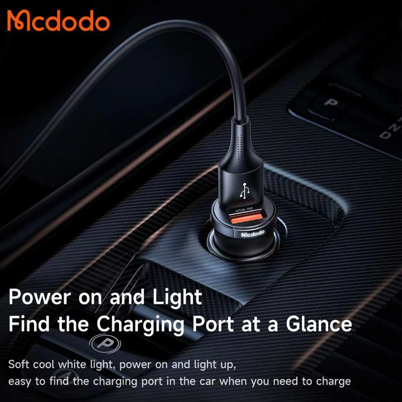 شارژر فندکی فست شارژ Mcdodo CC-295 3.1A 15.5W