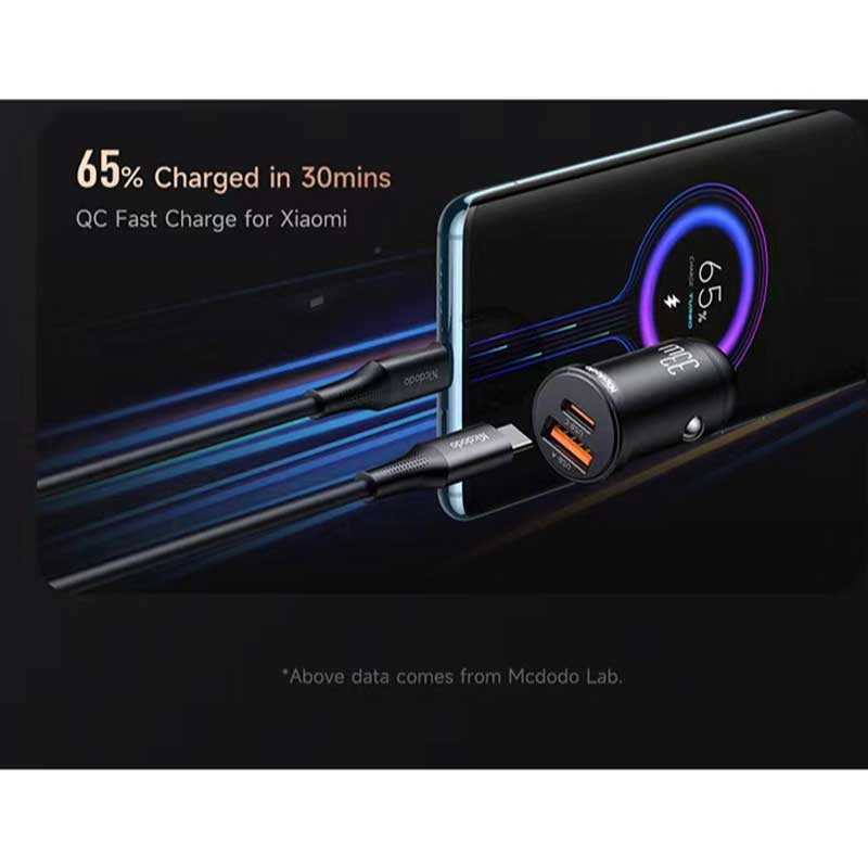شارژر فندکی فست شارژ Mcdodo CC-232 QC3.0 PD 3A 33W