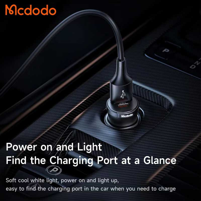 شارژر فندکی فست شارژ Mcdodo CC-232 QC3.0 PD 3A 33W