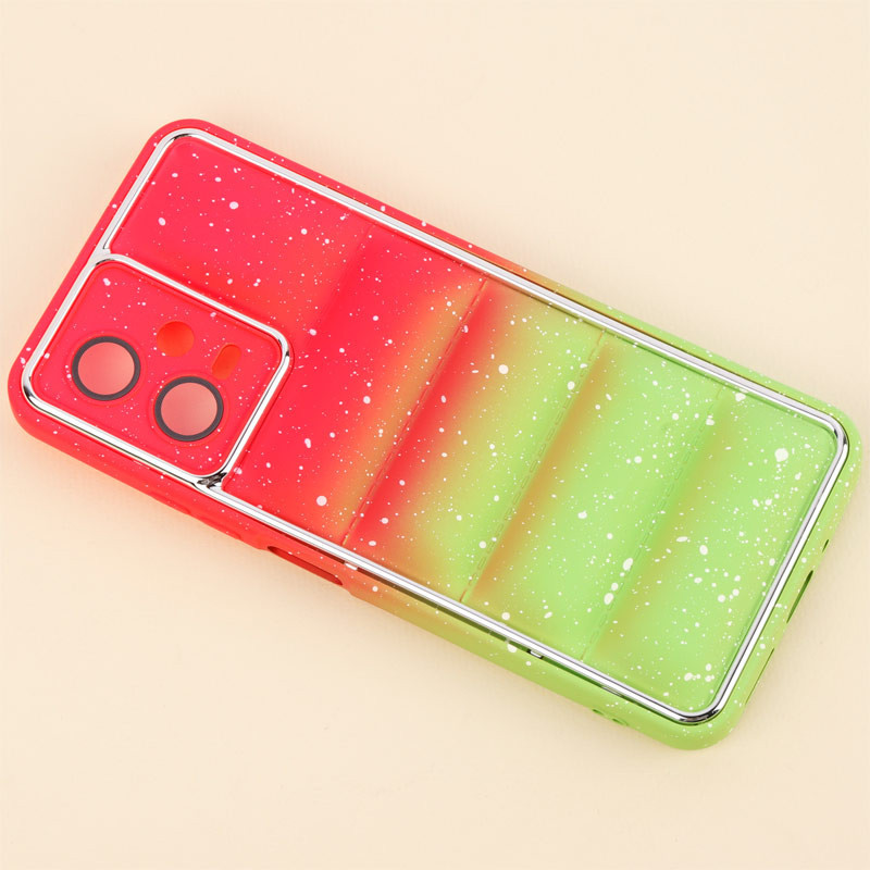 قاب پافر رینگی طرح برف محافظ لنزدار Xiaomi Redmi Note 12 5G