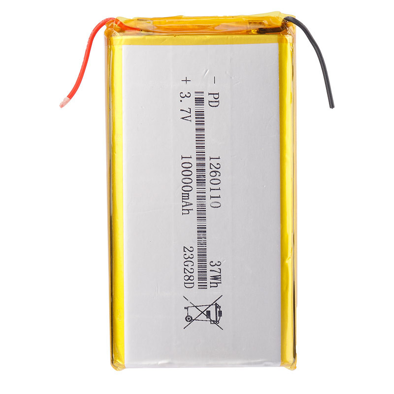 باتری لیتیوم پاوربانک 10000mAh 12*59*110mm 1260110