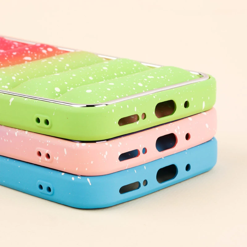 قاب پافر رینگی طرح برف محافظ لنزدار Samsung Galaxy A54