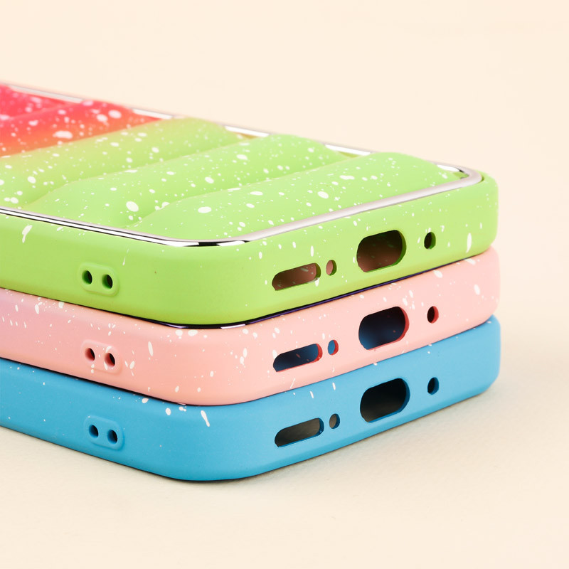 قاب پافر رینگی طرح برف محافظ لنزدار Samsung Galaxy A54