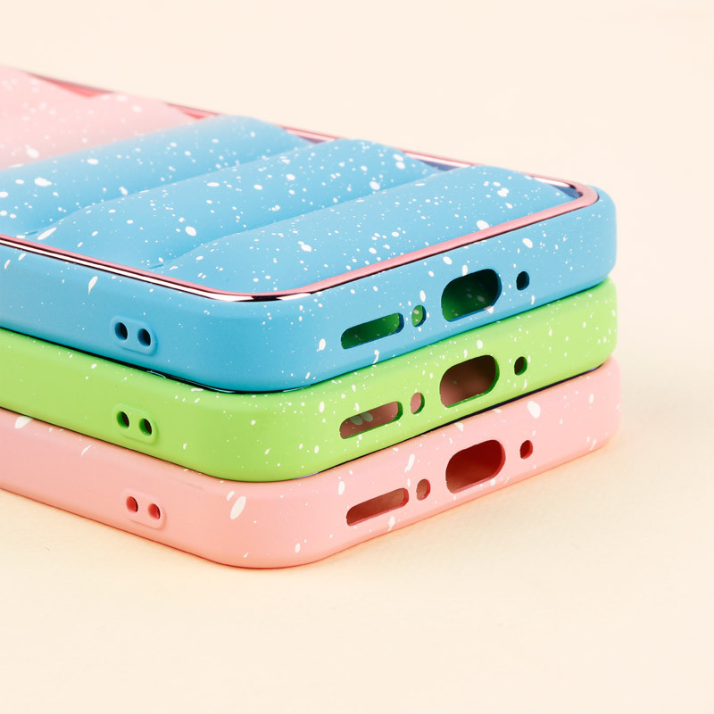 قاب پافر رینگی طرح برف محافظ لنزدار Samsung Galaxy A34