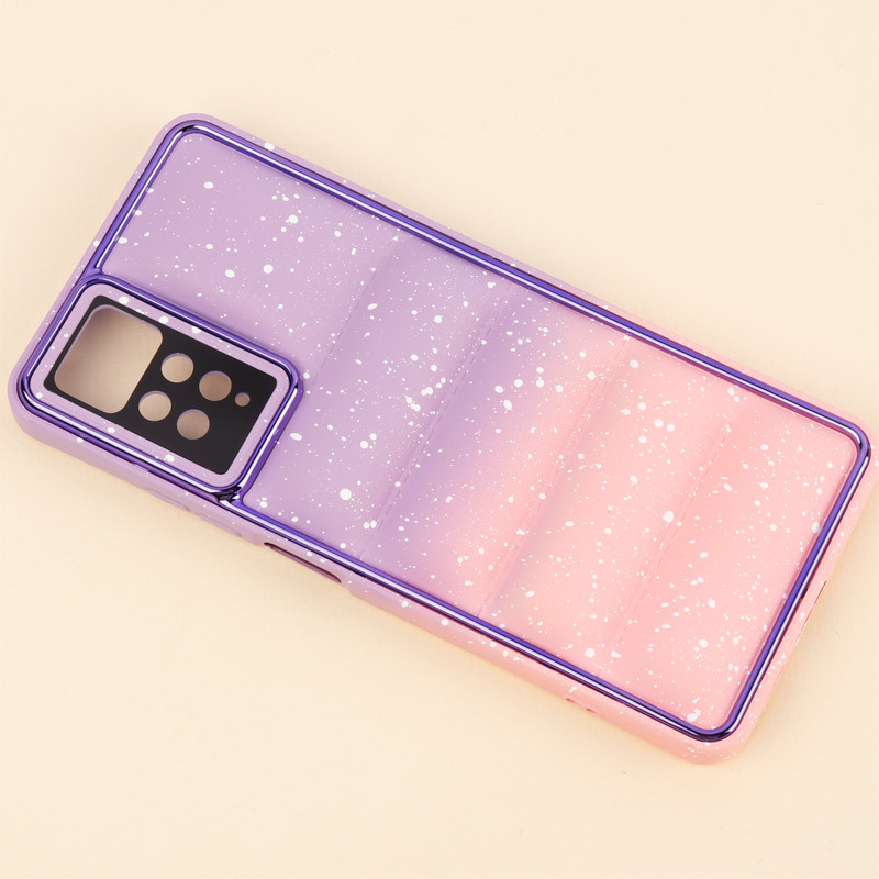 قاب پافر رینگی طرح برف محافظ لنزدار Xiaomi Redmi Note 12 Pro 4G
