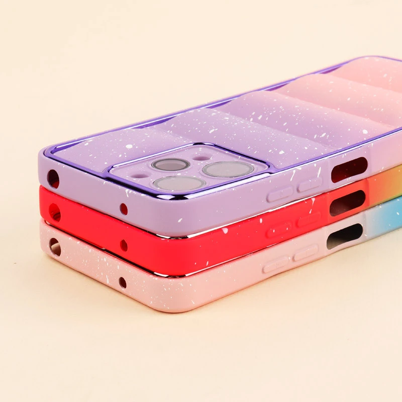 قاب پافر رینگی طرح برف محافظ لنزدار Xiaomi Redmi 12
