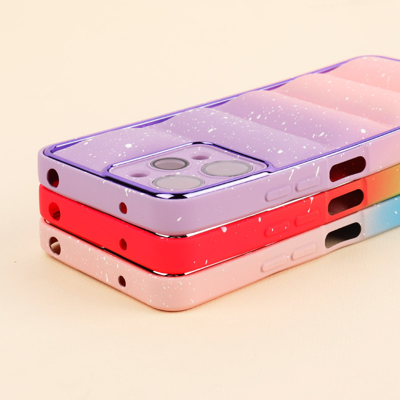 قاب پافر رینگی طرح برف محافظ لنزدار Xiaomi Redmi 12