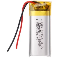 باتری لیتیوم 320mAh 8*15*35mm 701535
