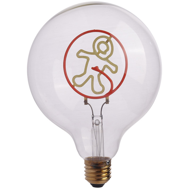 لامپ ادیسونی حبابی طرح آدمک E27