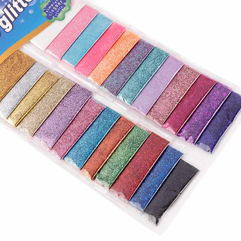 اکلیل رنگی Magic Glitter بسته 24 عددی