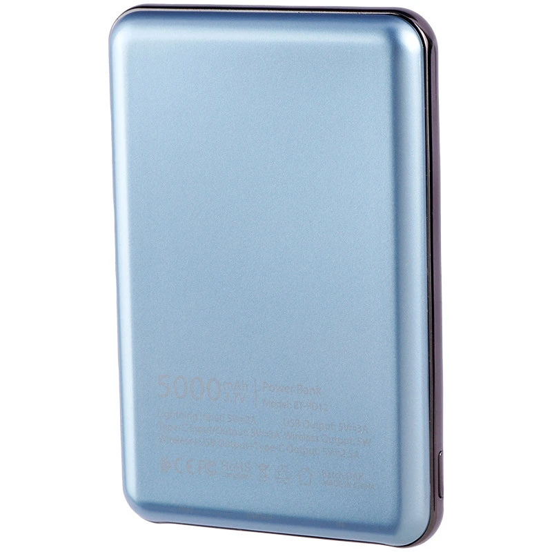 پاور بانک بی سیم فست شارژ ارلدام ET-PD12 QC PD 20W ظرفیت 5000 میلی آمپر ساعت