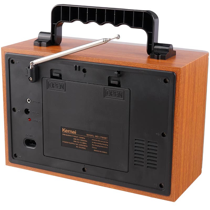 رادیو اسپیکر بلوتوثی رم و فلش خور Kemai MD-1705BT + ریموت کنترل