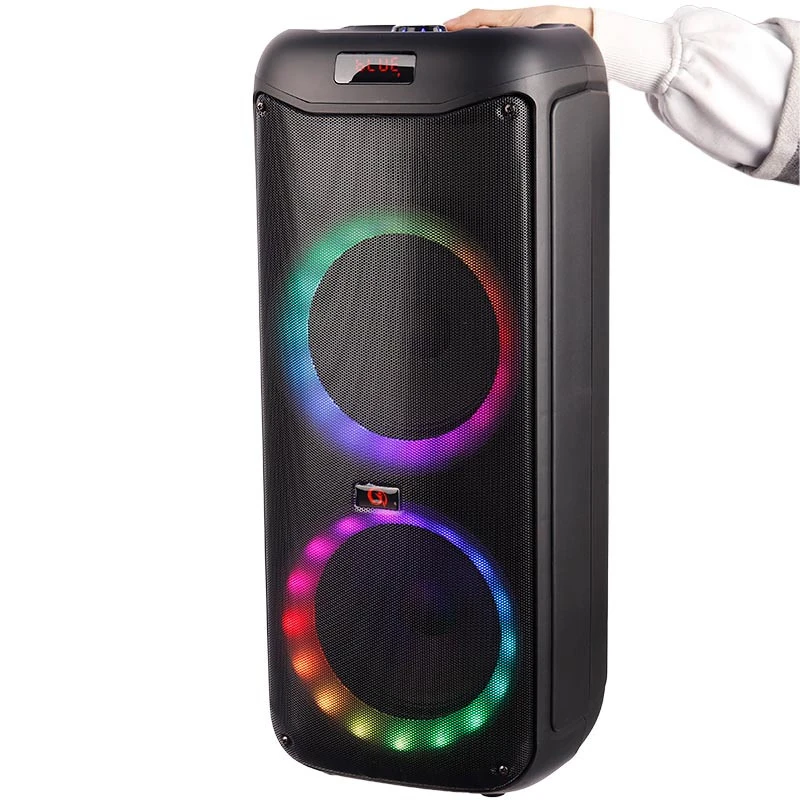 اسپیکر چمدانی بلوتوثی رم و فلش خور GY-5047 + میکروفون و ریموت کنترل