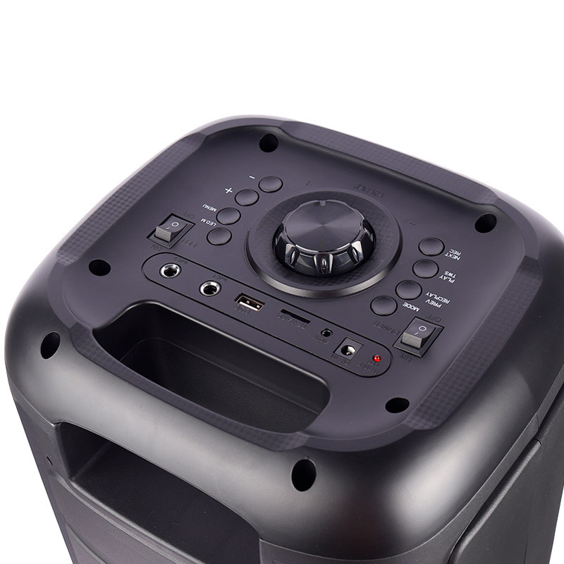 اسپیکر چمدانی بلوتوثی رم و فلش خور GY-5048 + میکروفون و ریموت کنترل