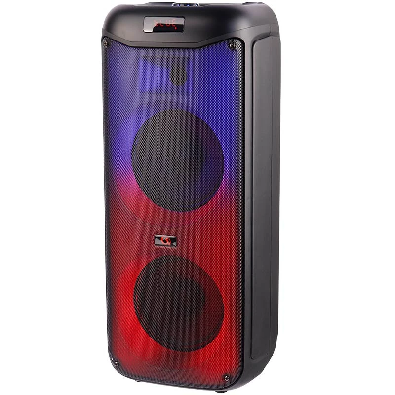 اسپیکر چمدانی بلوتوثی رم و فلش خور GY-5048 + میکروفون و ریموت کنترل