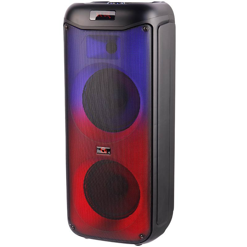 اسپیکر چمدانی بلوتوثی رم و فلش خور GY-5048 + میکروفون و ریموت کنترل