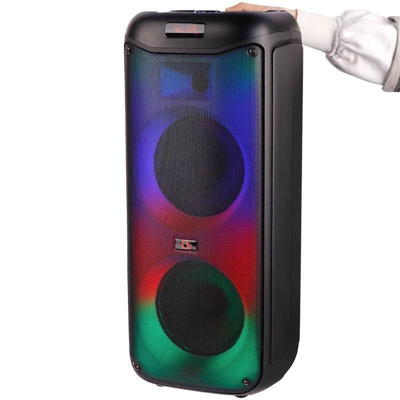 اسپیکر چمدانی بلوتوثی رم و فلش خور GY-5048 + میکروفون و ریموت کنترل