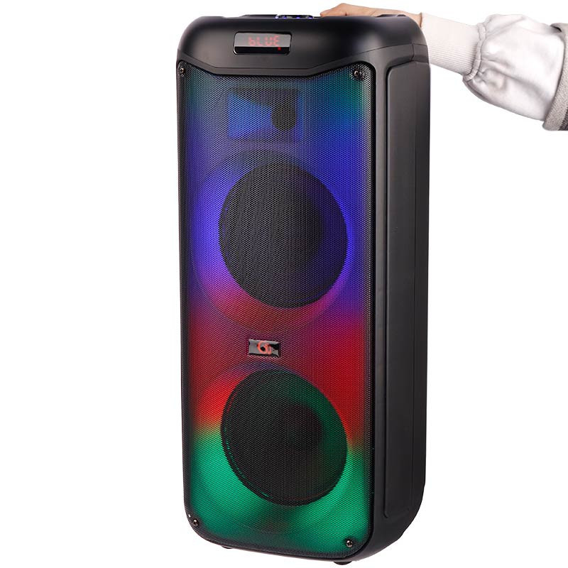 اسپیکر چمدانی بلوتوثی رم و فلش خور GY-5048 + میکروفون و ریموت کنترل