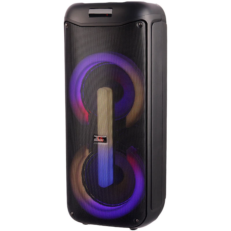 اسپیکر چمدانی بلوتوثی رم و فلش خور GY-5049 + میکروفون و ریموت کنترل