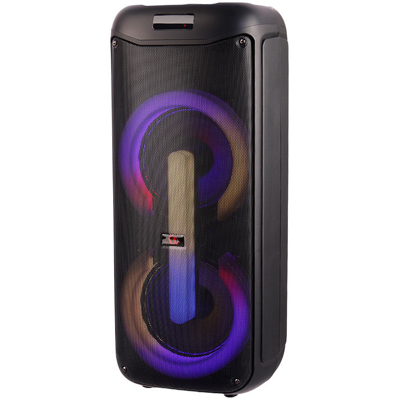 اسپیکر چمدانی بلوتوثی رم و فلش خور GY-5049 + میکروفون و ریموت کنترل