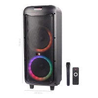 اسپیکر چمدانی بلوتوثی رم و فلش خور GY-5051 + میکروفون و ریموت کنترل