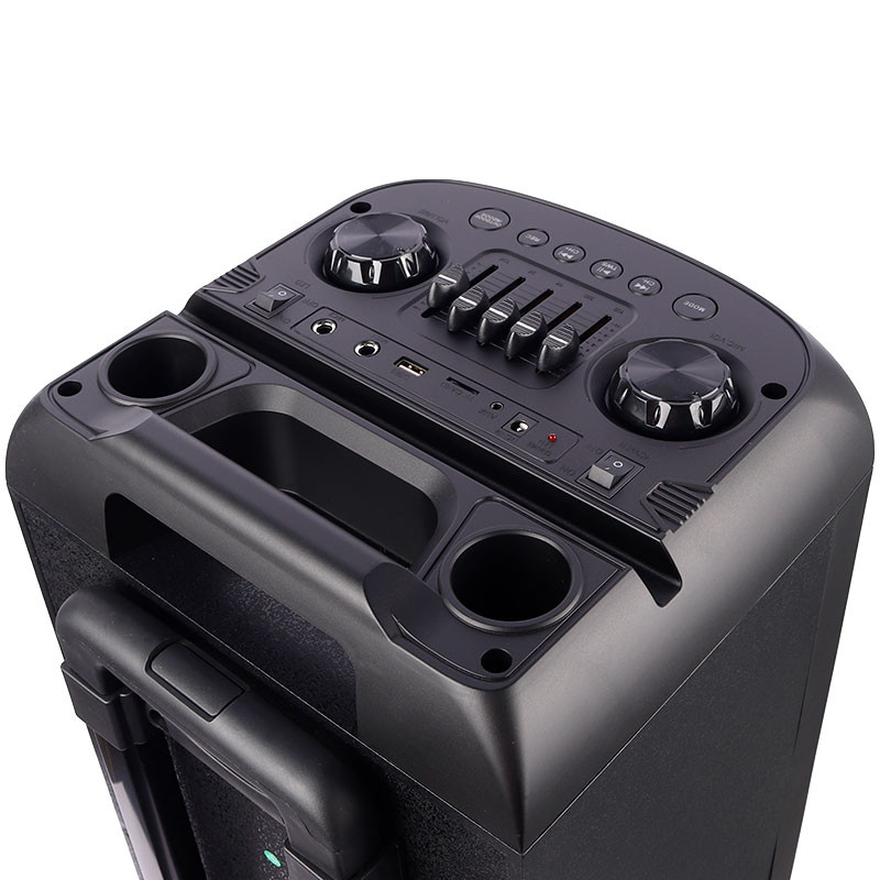 اسپیکر چمدانی بلوتوثی رم و فلش خور GY-5051 + میکروفون و ریموت کنترل