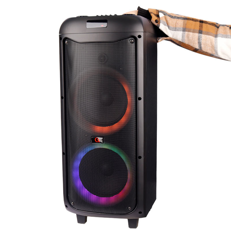 اسپیکر چمدانی بلوتوثی رم و فلش خور GY-5051 + میکروفون و ریموت کنترل