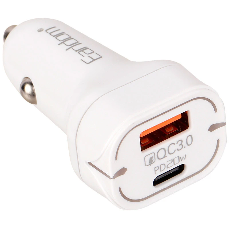 شارژر فندکی فست شارژ Earldom ES-CC2 QC3.0 PD 3A 20W