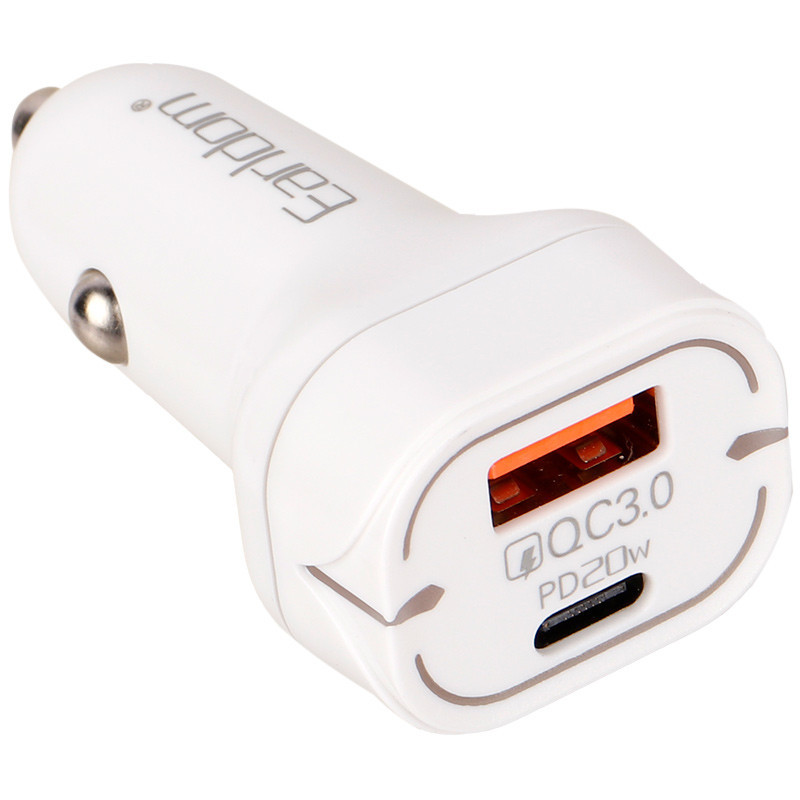 شارژر فندکی فست شارژ Earldom ES-CC2 QC3.0 PD 3A 20W