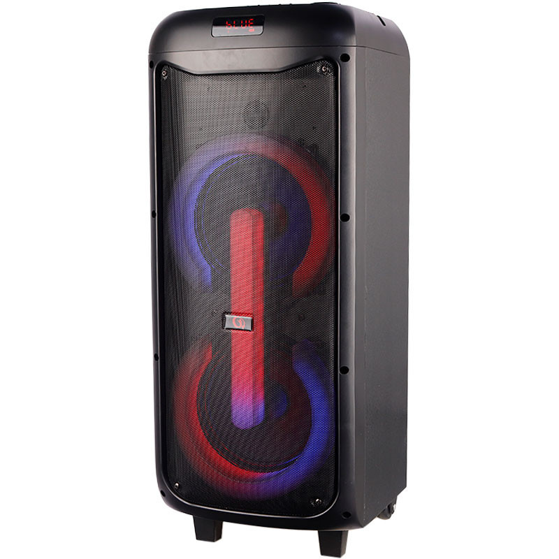 اسپیکر چمدانی بلوتوثی رم و فلش خور GY-5052 + میکروفون و ریموت کنترل