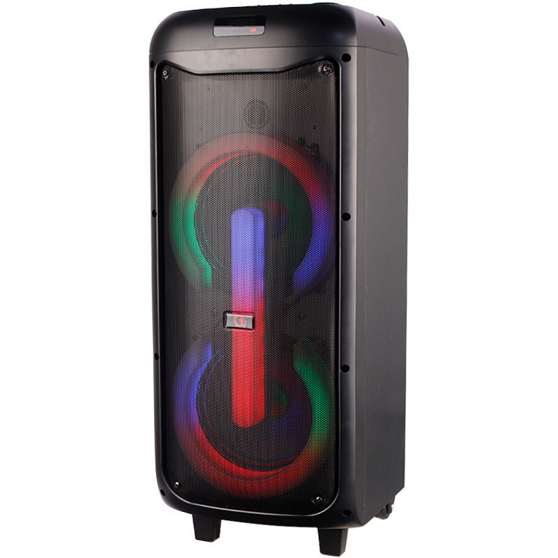 اسپیکر چمدانی بلوتوثی رم و فلش خور GY-5052 + میکروفون و ریموت کنترل