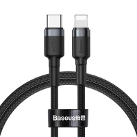 کابل تبدیل فست شارژ Baseus CATLKLF-G1 Type-C to Lightning PD 20W 2.4A 1m