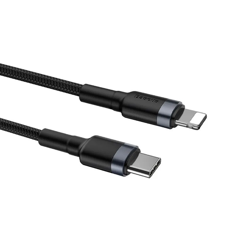 کابل تبدیل فست شارژ Baseus CATLKLF-G1 Type-C to Lightning PD 20W 2.4A 1m