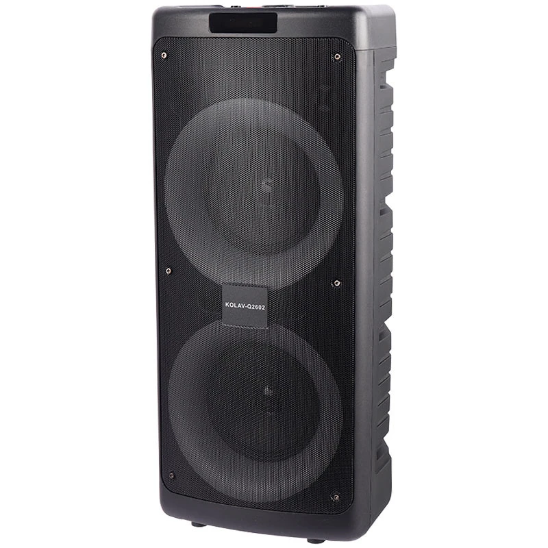اسپیکر چمدانی بلوتوثی فلش خور Kolav-Q2602 + ریموت کنترل