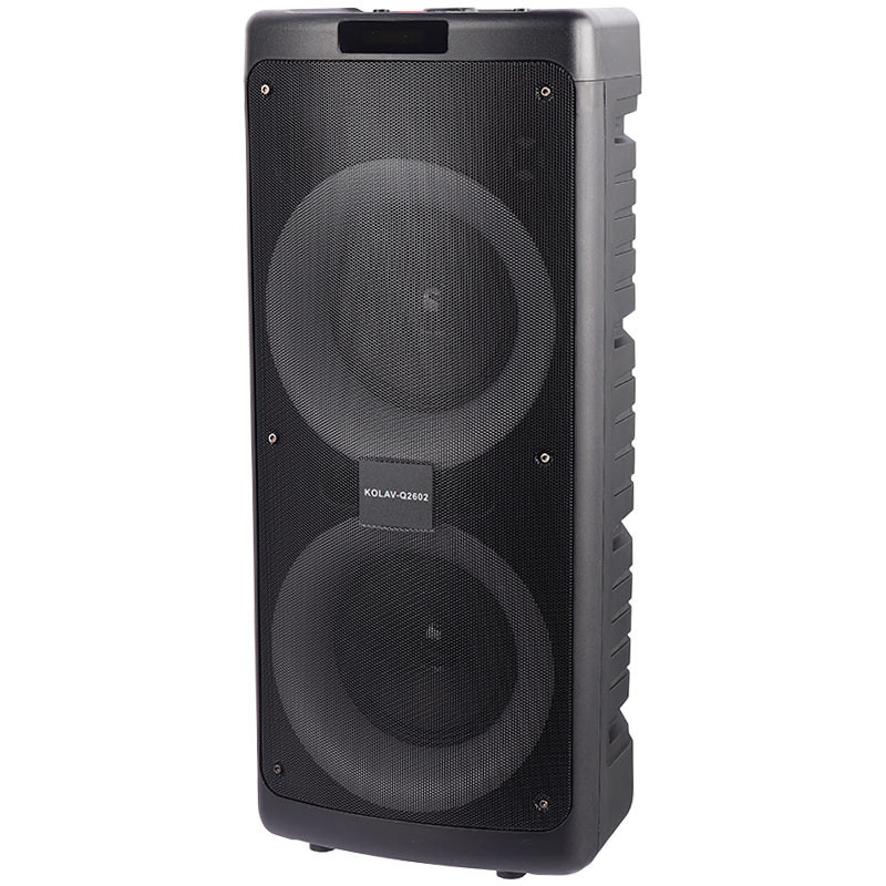اسپیکر چمدانی بلوتوثی فلش خور Kolav-Q2602 + ریموت کنترل