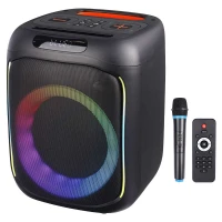 اسپیکر بلوتوثی رم و فلش خور Kolav-LJ601 + میکروفون و ریموت کنترل