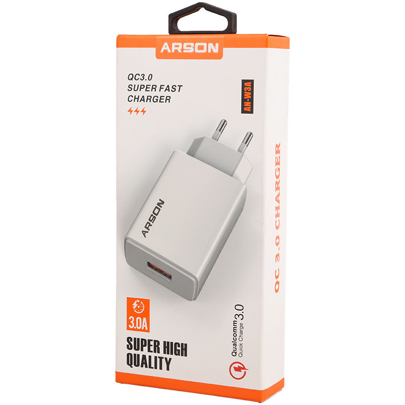 کلگی فست شارژ Arson AN-W3A QC3.0 3A 15W
