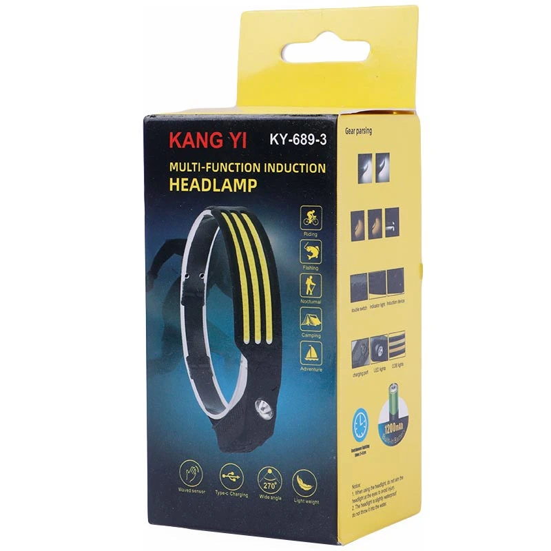 چراغ قوه پیشانی هدلایت شارژی Kang Yi KY-689-3