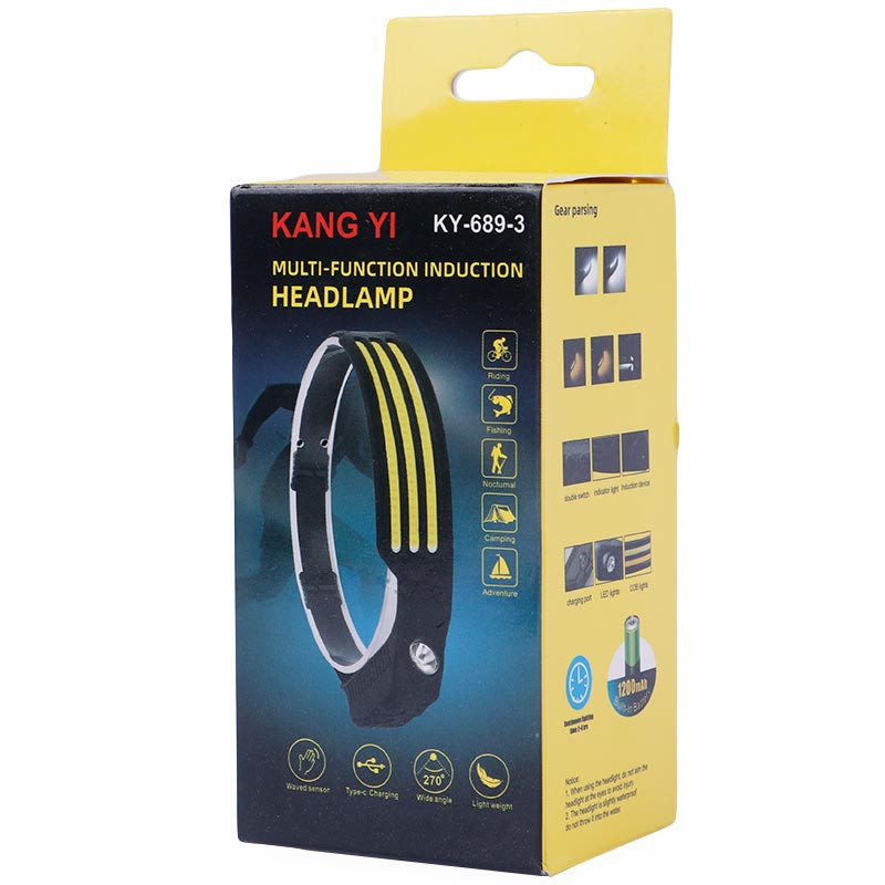 چراغ قوه پیشانی هدلایت شارژی Kang Yi KY-689-3