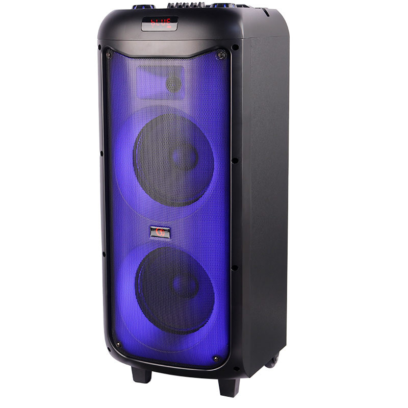 اسپیکر چمدانی بلوتوثی رم و فلش خور GY-5050 + میکروفون و ریموت کنترل