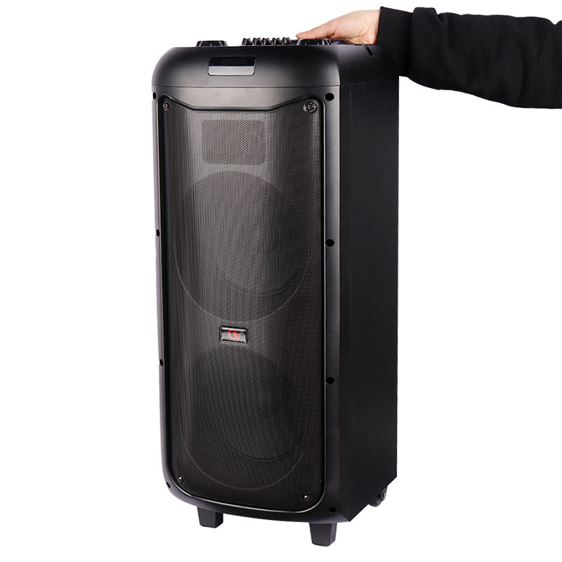 اسپیکر چمدانی بلوتوثی رم و فلش خور GY-5050 + میکروفون و ریموت کنترل