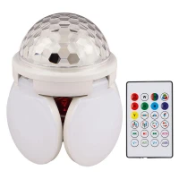 لامپ LED اسپیکر دار بلوتوثی Folding light 48W E27 + ریموت کنترل